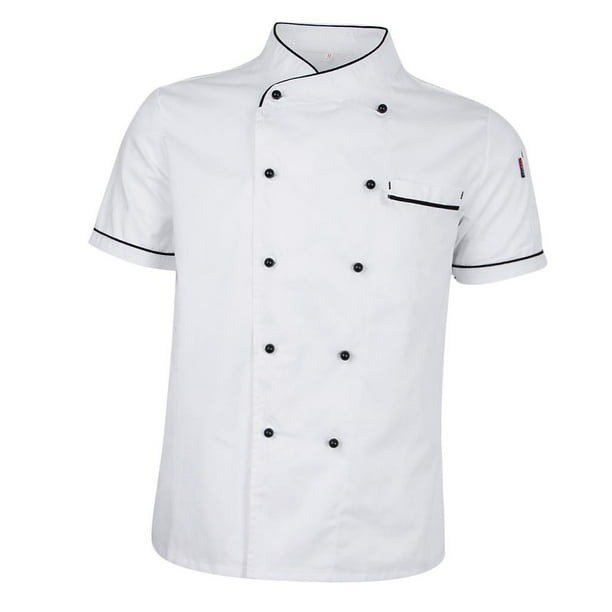 Chaqueta de manga corta, Chaqueta, Ropa, Chaqueta, Chef, Ropa de trabajo para hostelería, Trabajo Blanco