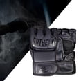 thumbnail image 1 of Gants Mma Demi-Doigt Arts Martiaux Gants de Combat Sanda Entraînement Gants de Boxe Adultes Équipement de Protection Gants de Boxe Professionnels pour Sac de Sable Coup de Pied Noir, 1 of 10