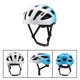 thumbnail image 4 of Adult Bike Helmet, Summer Light Microshell, Men and Women, Fit Adjustment Suggested Fit 55-61cm for Cycling White-Blue, 4 of 5