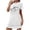 White, variant on Plus Size Nightdress for Women Fashion Print Short Sleeve Casual Crew Neck Nightgowns