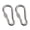M7 size, variant on 2Pcs Metal Lock Rings Safety Hook Keyrings Carabiner Keychains Spring Hook