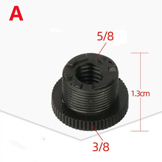 Lefu 5/8Male to 3/8 1/4Female Threaded Screw Mic Stand Clip Mount Adapter Accessories