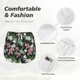 thumbnail image 4 of Rateoe Lilies Flowers Printed 2 in 1 Women's Workout Shorts for Athletic Gym Running Shorts with Phone Pockets-X-Large, 4 of 7