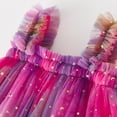 thumbnail image 4 of newwalpole Baby Girls Tulle Tutu Dress Summer Birthday Party Babydoll Dresses Hot Pink for Size 3-4 Years, 4 of 9