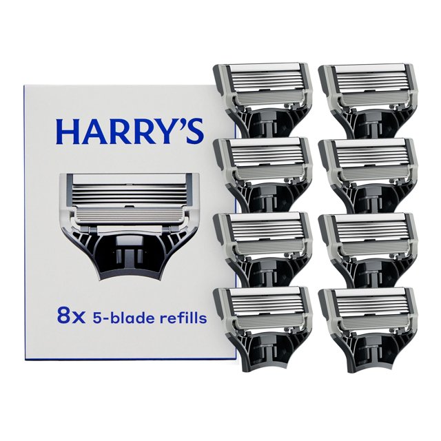 Repuestos de cuchillas de afeitar Harry's - Maquinillas de afeitar para hombres - 8 unidades