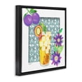 thumbnail image 3 of Stupell Industries Passion Fruit Cocktail Food & Beverage Painting Black Floater Framed Canvas Art Print Wall Art, 25 x 25, 3 of 9
