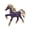 Blue Gold, variant on Retro Horse Brooch Rhinestone Inlaid Horse Pin Zodiac Year Animal Brooch Men Women Suit Accessory for Handbag Clothes Decoration