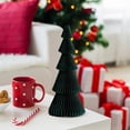thumbnail image 5 of EverydayNest 25cm 5-Tier Folded Paper Christmas Tree,Handmade Pleated Honeycomb Tabletop Centerpiece,Reusable Foldable Accent for Holiday Home Party Decor, 5 of 5
