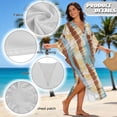 thumbnail image 7 of DISNIMO Cow Print Kaftan Dress for Women V Neck Batwing Sleeve Kaftan Maxi Dresses Lightweight Swimsuit Coverups Plus Size Summer Long Cover up for Bathing Suit, 7 of 7