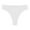 White, variant on cfhntfmh Thongs Underwear for Women Seamless Low Waisted Bikini Panties T-Shape Ribbed Breathable Stretch Briefs