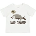 thumbnail image 3 of Inktastic Sloth Nap Champ New Baby Boys or Girls Toddler T-Shirt, 3 of 5
