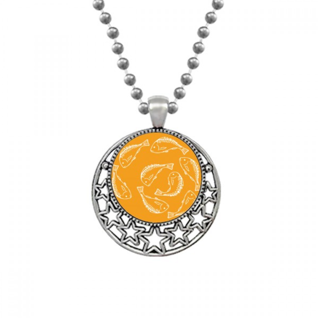 Pescados mariscos rodean a los alimentos Collares Colgante Retro Moon Stars Jewelry Unbranded M