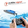 thumbnail image 4 of RC Boat Remote Control Boat with 30KM/H High Speed IPV7 waterproof 2.4GHz 4 Channel Racing Boat for Kids Adults, 4 of 7