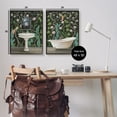 thumbnail image 3 of Stupell Industries Tropical Patterned Bathroom Botanical & Floral Painting Black Framed Art Print Wall Art, 24 x 30, Set of 2, 3 of 9