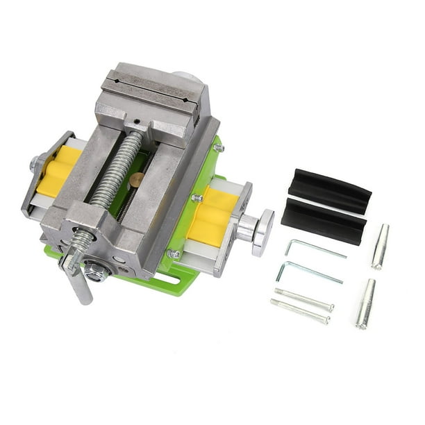 X Y Vise Cross Sliding Drill Press Vise Detachable Silicone Pad