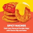 thumbnail image 4 of Lunchables Spicy Nachos with Chili Lime Flavored Tortilla Chips, Cheese Dip & Salsa, 4.4 oz Pack, 4 of 15