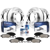 Detroit Axle - Brake Kit for Chevy Silverado GMC Sierra 2500 3500 HD Front & Rear Disc Brake Rotors Ceramic Brake Pads