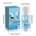 thumbnail image 4 of Powerful Pipe Dredge Cleaner Powder, Portable Clog Remover For Kitchen And Toilet, Enzyme Based Drain Cleaner With Fast Bubble Foam, Safe On Plumbing And Septic Systems, Prevents Future Build‑Up, 4 of 10