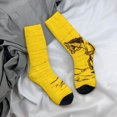 thumbnail image 5 of Vsdgher Western Desert Cowboy 1 Crew Socks for Men & Women, Breathable Casual Athletic Ankle Socks, 5 of 6