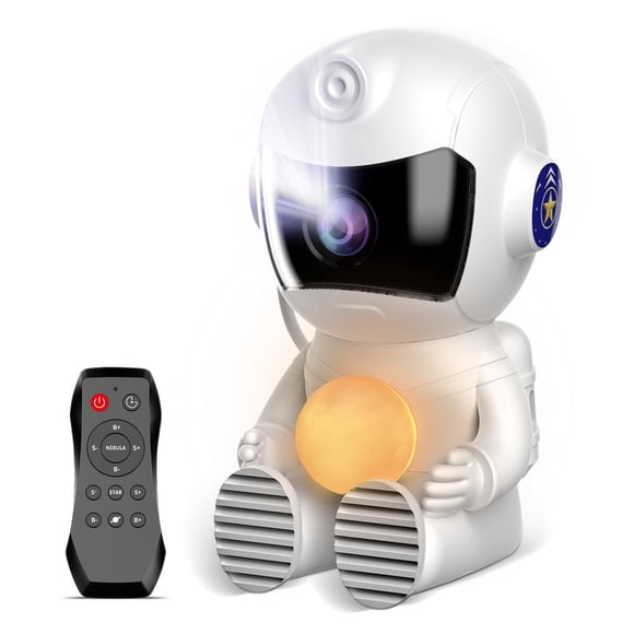Lámpara XIAOER Astronaut Galaxy Projector Moon LED Remote