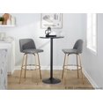 thumbnail image 3 of Toriano 30" Fixed-Height Bar Stool, Bar Chairs, Swivel Bar Stools, Bar Stools Set of 2, 3 of 6