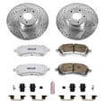 thumbnail image 3 of PowerStop Front Z26 Street Warrior Carbon-Fiber Ceramic Brake Pad and Drilled and Slotted Rotor Kit Fits: SUBARU Select Models K2369-26, 3 of 9