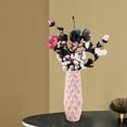 thumbnail image 6 of Nrmrqz Plastic Decorative Vase - 10.24" Imitation Glazed Flower Pot for Living Room, Cabinet & Home Decor - Pink/White/Green - 26x10x10cm Dried/Fresh Flower Arrangement, 6 of 6