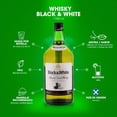 thumbnail image 2 of Pack de 4 Whisky Black And White Blend 1.75 L, 2 of 3