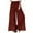 Wine, variant on WREESH Womens Wide Leg Long Palazzo Pants Fashion Casual Elastic Waist Loose Full Length Pants Brown