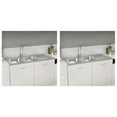 thumbnail image 2 of vidaXL Kitchen Sink Undermount Sink with Strainer Stainless Steel Sink Silver, 2 of 23