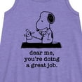 thumbnail image 2 of HYBRID APPAREL - Peanuts - Dear Me Doing Great Job - Toddler & Youth Girls A-line Dress, 2 of 4