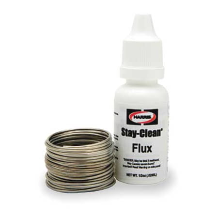Lead Free Solder Kit - Harris SBSKPOP Lead Free Solid Wire Solder Kit, 1/2 oz Solder/Flux