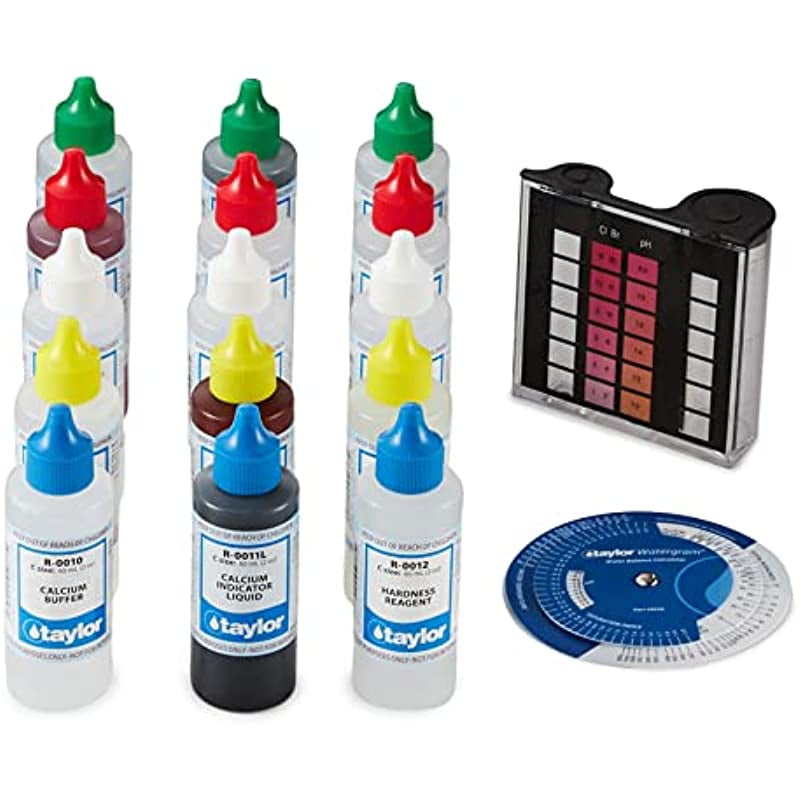Taylor Complete Pool & Spa Test Kit High Range K2005C 2 oz Reagents