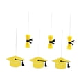 thumbnail image 2 of yuksok 6 Pieces Graduation Decorations Decorative for High School Classroom College Yellow, 2 of 7