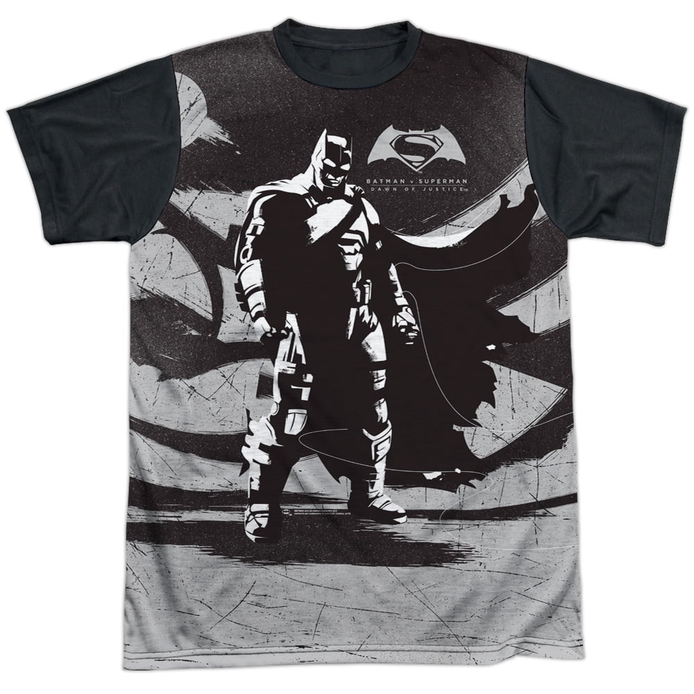 Batman Vs Superman Batman Contrast Mens Sublimation Shirt - Walmart.com