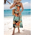 thumbnail image 3 of Vestido de playa Zeagoo, largo y fluido, midi, bohemio con bolsillos para mujer, 3 of 6