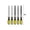 Silver #S, variant on Metal File Set, High Carbon Steel Hand Files, Flat Half Round Triangular Round Files, File Set for Wood Metal Polishing, 5 Piece Hand File Kit for Deburring Shaping and Model Making