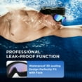 thumbnail image 4 of Swim Goggles, Pack Of 2 Swimming Goggles, Youth Swim Glasses One Piece Earplugs Leak Proof For Adult Women Men, 4 of 6