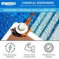 thumbnail image 2 of HYDROTOOLS BY SWIMLINE 87281 Penguin Large Capacity Pool & Spa Chemical Dispenser | Compatible With Bromine & Chlorine Supports 1-3’’ Tablets | Adjustable For Customizable Flow Rate | Cost Effective, 2 of 7