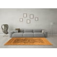 thumbnail image 3 of Ahgly Company Indoor Square Oriental Orange Industrial Area Rugs, 8' Square, 3 of 4