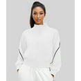 thumbnail image 4 of Female Fleece Full Zip Up Jacket White XL, 4 of 10