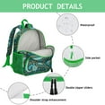thumbnail image 3 of Ethnic Paisley School Backpack - Waterproof Ergonomic Student Daypack with Adjustable Loops, 3 of 5