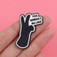 thumbnail image 5 of Expressive Hand Sign Brooch Emotion Accessory Metal Long Time Use Gift For Lovers, 5 of 5