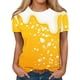 thumbnail image 1 of Camisetas de Manga Corta para las Mujeres Impresas Cuello Redondo Camiseta Casual, Camisetas Casuales de Mujer, 1 of 5