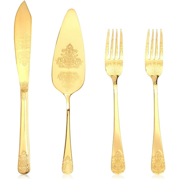 Stainless Steel Cake Knife Server Set Efficient Cake Cutting Set Easy to Use Pizza Cutting Kit Easy to Clean for Picnic Home