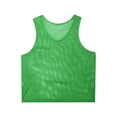 thumbnail image 3 of iiniim Débardeur d'Entraînement en Maille Ajourée pour Homme, Tenue de Sport d'Équipe, Col Rond, Sans Manches, Débardeur de Musculation, Vert G, 3 of 6