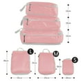 thumbnail image 2 of AUXDIQ 3 PCS Compression Packing Cubes Travel Luggage Organizer Bags Set Packing Organizers Compression Suitcase Bag Travel Essential Bag, 2 of 5