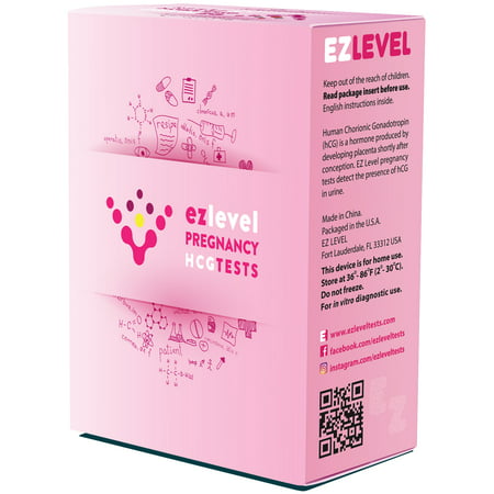 EZ Level 50 Pregnancy HCG Urine Test Strips (50 (Best Hcg Pregnancy Test)