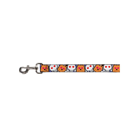 Cartoon Skull Rabbit Heart Eyes Collage Fun Animal Pet Dog Cat Leash
