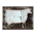 thumbnail image 1 of Designocracy 98136-08 Cow Art on Board Wall Decor, 1 of 1